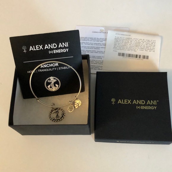ALEX AND ANI Anchor Energy Bracelet - Picture 1 of 7